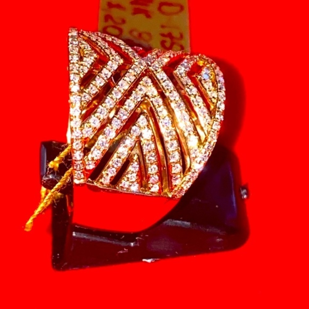 Women Diamond Ring 14K beautiful design - Picture 3 of 9